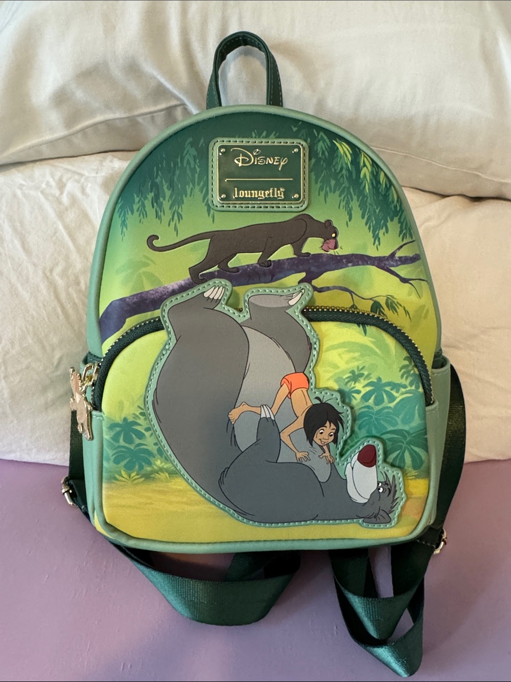 NWT Loungefly Disney Jungle Book Mowgli & Baloo Mini Backpack